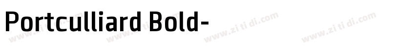 Portculliard Bold字体转换 Portculliard Bold字体转换